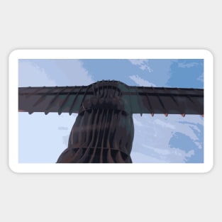 Angel Of The North - View #4 Sticker